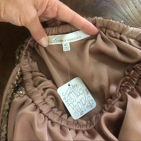 NEW Free People Sunkissed Sequin Mini Dress - Picture 8 of 16